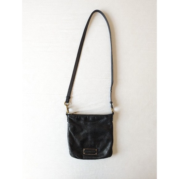 Marc Jacobs Bags Marc Jacobs Classic Black Leather Adjustable Crossbody Zip Top Boho